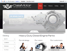 Tablet Screenshot of dalaimotor.com